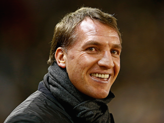 The good old days: But Liverpool's lack of goals has left Brendan Rodgers with little left to smile about